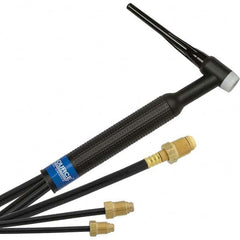 PRO-SOURCE - 350 Amp 12-1/2' Rubber Outfit 18F Water Cooled TIG Welding Torch Kit - Americas Industrial Supply