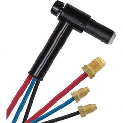 PRO-SOURCE - 250 Amp 25' Rubber Outfit 22B Water Cooled TIG Welding Torch Kit - Americas Industrial Supply