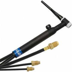 PRO-SOURCE - 350 Amp 12-1/2' Rubber Outfit 18V Water Cooled TIG Welding Torch Kit - Americas Industrial Supply
