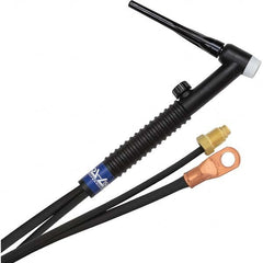 PRO-SOURCE - 150 Amp 12-1/2' Rubber Outfit 17FV Air Cooled TIG Welding Torch Kit - Americas Industrial Supply