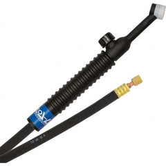 PRO-SOURCE - 80 Amp 12-1/2' Rubber Outfit 24V Air Cooled TIG Welding Torch Kit - Americas Industrial Supply