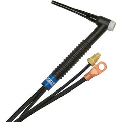 PRO-SOURCE - 150 Amp 12-1/2' Rubber Outfit 17F Air Cooled TIG Welding Torch Kit - Americas Industrial Supply