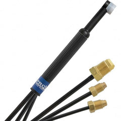PRO-SOURCE - 180 Amp 12-1/2' Rubber Outfit 24WN Water Cooled TIG Welding Torch Kit - Americas Industrial Supply