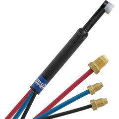 PRO-SOURCE - 180 Amp 12-1/2' Rubber Outfit 24WN Water Cooled TIG Welding Torch Kit - Americas Industrial Supply