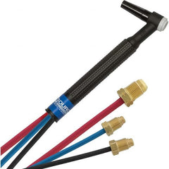 PRO-SOURCE - 250 Amp 12-1/2' Rubber Outfit 20M Water Cooled TIG Welding Torch Kit - Americas Industrial Supply