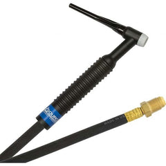 PRO-SOURCE - 200 Amp 12-1/2' Rubber Outfit 26F Air Cooled TIG Welding Torch Kit - Americas Industrial Supply