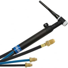 PRO-SOURCE - 350 Amp 25' Rubber Outfit 18V Water Cooled TIG Welding Torch Kit - Americas Industrial Supply
