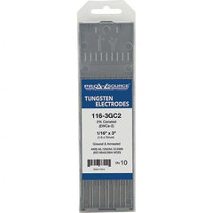 PRO-SOURCE - Tungsten Electrodes Type: 2% Ceriated Diameter (Inch): 1/16 - Americas Industrial Supply