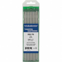 PRO-SOURCE - Tungsten Electrodes Type: Pure Diameter (Inch): 5/32 - Americas Industrial Supply