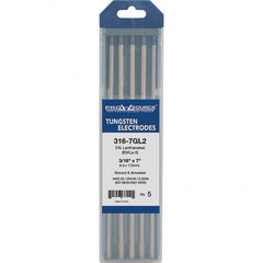 PRO-SOURCE - Tungsten Electrodes Type: 2% Lanthanated Diameter (Inch): 3/16 - Americas Industrial Supply