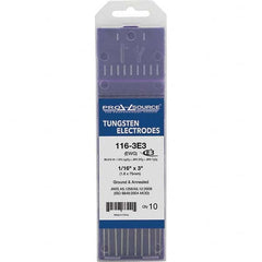 PRO-SOURCE - Tungsten Electrodes Type: E3 Diameter (Inch): 1/16 - Americas Industrial Supply