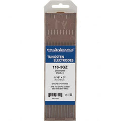 PRO-SOURCE - Tungsten Electrodes Type: Zirconiated Diameter (Inch): 1/16 - Americas Industrial Supply