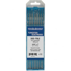 PRO-SOURCE - Tungsten Electrodes Type: 2% Lanthanated Diameter (Inch): 3/32 - Americas Industrial Supply