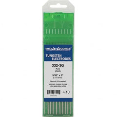 PRO-SOURCE - Tungsten Electrodes Type: Pure Diameter (Inch): 3/32 - Americas Industrial Supply