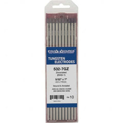 PRO-SOURCE - Tungsten Electrodes Type: Zirconiated Diameter (Inch): 5/32 - Americas Industrial Supply