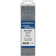 PRO-SOURCE - Tungsten Electrodes Type: 2% Ceriated Diameter (Inch): 0.040 - Americas Industrial Supply