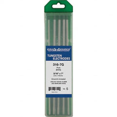 PRO-SOURCE - Tungsten Electrodes Type: Pure Diameter (Inch): 3/16 - Americas Industrial Supply