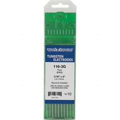 PRO-SOURCE - Tungsten Electrodes Type: Pure Diameter (Inch): 1/16 - Americas Industrial Supply