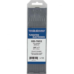 PRO-SOURCE - Tungsten Electrodes Type: 2% Ceriated Diameter (Inch): 0.020 - Americas Industrial Supply