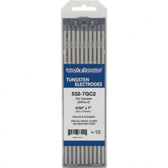 PRO-SOURCE - Tungsten Electrodes Type: 2% Ceriated Diameter (Inch): 5/32 - Americas Industrial Supply