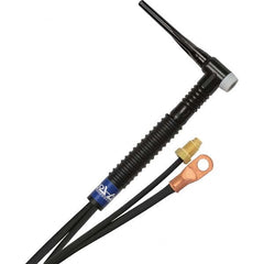 PRO-SOURCE - 150 Amp 12-1/2' Rubber Outfit 17FMT Air Cooled TIG Welding Torch Kit - Americas Industrial Supply