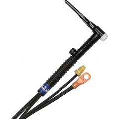 PRO-SOURCE - 150 Amp 12-1/2' Rubber Outfit 17FVMT Air Cooled TIG Welding Torch Kit - Americas Industrial Supply