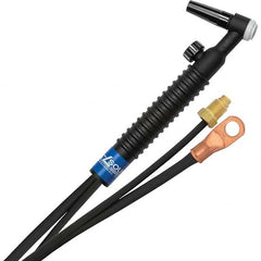 PRO-SOURCE - 125 Amp 12-1/2' Rubber Outfit 9V Air Cooled TIG Welding Torch Kit - Americas Industrial Supply