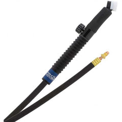 PRO-SOURCE - 80 Amp 12-1/2' Rubber Outfit 24FVMT Air Cooled TIG Welding Torch Kit - Americas Industrial Supply