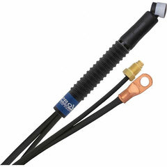 PRO-SOURCE - 80 Amp 12-1/2' Rubber Outfit 24FMT Air Cooled TIG Welding Torch Kit - Americas Industrial Supply