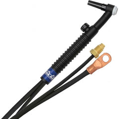 PRO-SOURCE - 125 Amp 12-1/2' Rubber Outfit 9FV Air Cooled TIG Welding Torch Kit - Americas Industrial Supply