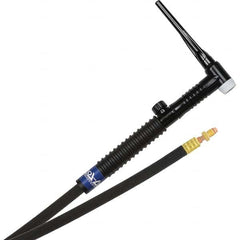 PRO-SOURCE - 150 Amp 12-1/2' Rubber Outfit 17FVMT Air Cooled TIG Welding Torch Kit - Americas Industrial Supply
