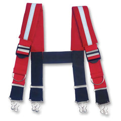 GB5093 M Red Suspenders-Reflective Quick Adjust - Exact Industrial Supply