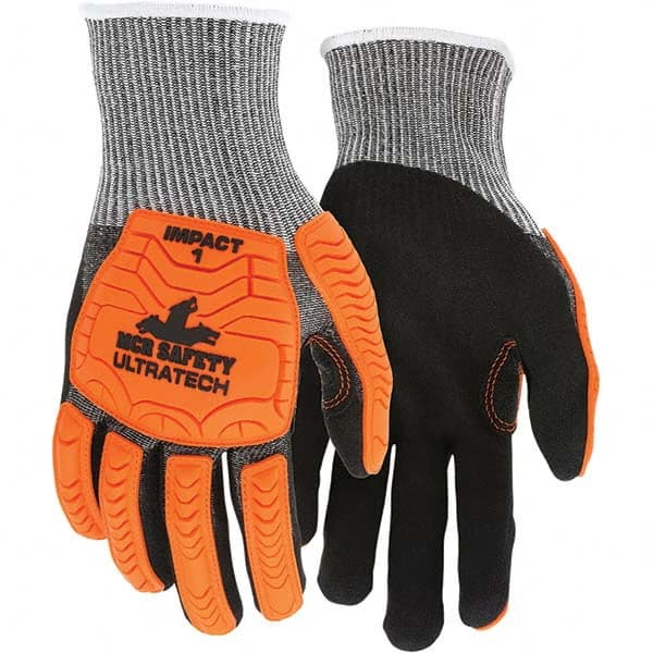 MCR Safety - Size XL, ANSI Cut Lvl A4, Puncture Lvl 4, Abrasion Lvl 4, Foam Nitrile Coated Cut & Puncture Resistant Gloves - Americas Industrial Supply