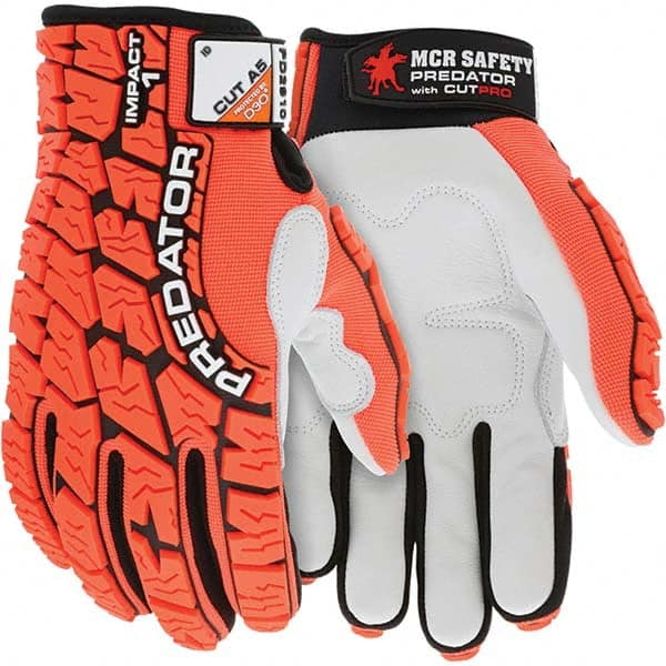 MCR Safety - Size 2XL, ANSI Cut Lvl A5, Puncture Lvl 5, Abrasion Lvl 4, Synthetic Leather Coated Cut & Puncture Resistant Gloves - Americas Industrial Supply