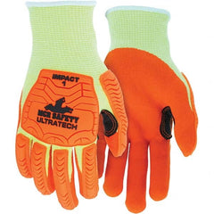 MCR Safety - Size 2XL, ANSI Cut Lvl A5, Puncture Lvl 4, Abrasion Lvl 5, Foam Nitrile Coated Cut & Puncture Resistant Gloves - Americas Industrial Supply