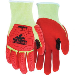 MCR Safety - Size XL, ANSI Cut Lvl A4, Puncture Lvl 4, Abrasion Lvl 4, Foam Nitrile Coated Cut & Puncture Resistant Gloves - Americas Industrial Supply