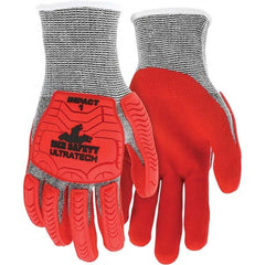 MCR Safety - Size 2XL, ANSI Cut Lvl A5, Puncture Lvl 4, Abrasion Lvl 5, Foam Nitrile Coated Cut & Puncture Resistant Gloves - Americas Industrial Supply
