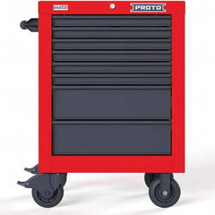 Proto - Tool Roller Cabinets Drawers Range: 5 - 10 Drawers Width Range: 24" - 29.9" - Americas Industrial Supply