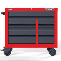 Proto - Tool Roller Cabinets Drawers Range: 11 - 15 Drawers Width Range: 36" - 47.9" - Americas Industrial Supply