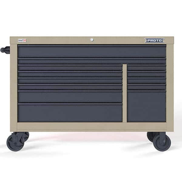 Proto - Tool Roller Cabinets Drawers Range: 11 - 15 Drawers Width Range: 36" - 47.9" - Americas Industrial Supply