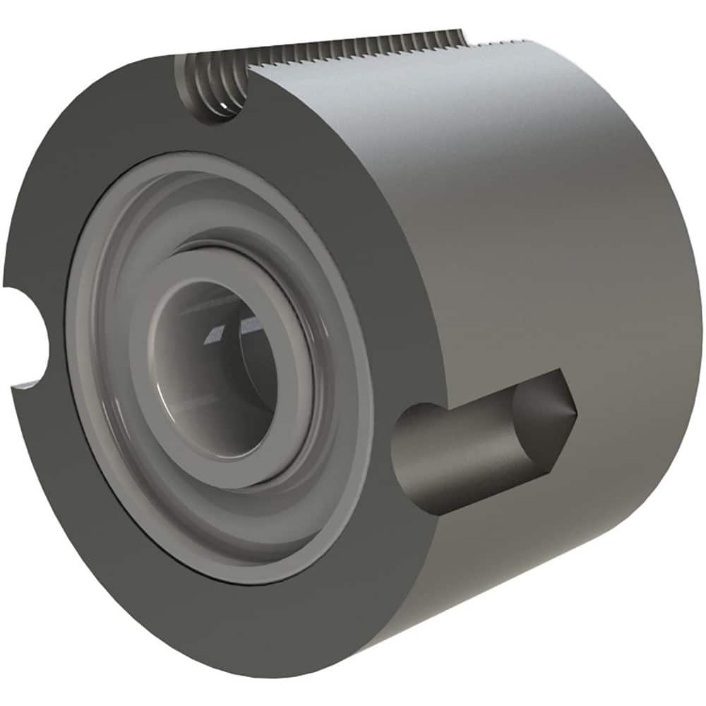 Idler Shaft Bushings; Type: Tapered; Bearing Type: Sealed Ball; Shaft Diameter: 0.6250; Outside Diameter: 2.25 in; Bolt Circle Diameter: 2.125 in; Material: Steel; Bushing Industry Code: 1615