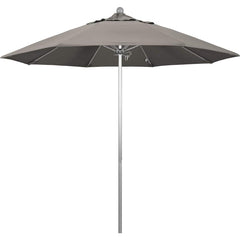 Patio Umbrellas; Diameter (Feet): 9; Height (Feet): 8.583; Fabric Color: Taupe; Base Included: No; Canopy Fabric: Pacifica; Fade Resistant: Yes; Additional Information: Push Lift; Frame Material: Aluminum