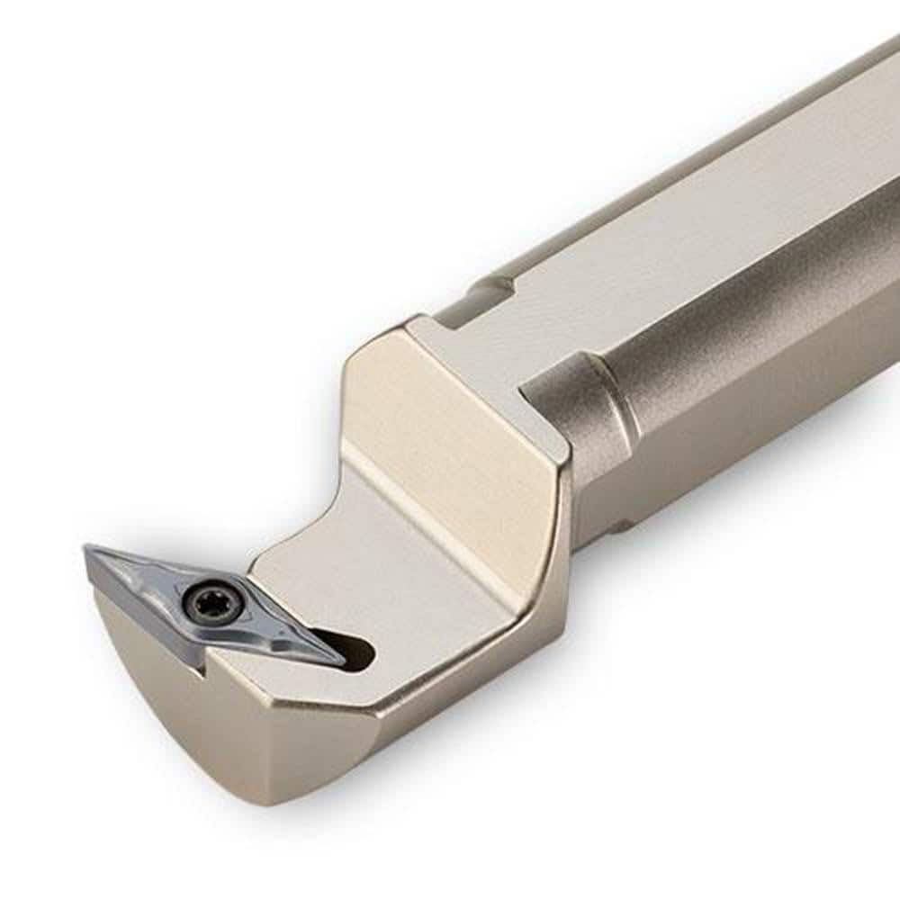 Indexable Turning Toolholders; Cutting Direction: Left Hand; Compatible Insert Size Code: VB..22.; Toolholder Style: SVUBL; Rake: Positive; Rake Angle: 5; Multi-use Tool: No; Lead Angle: 93.0; Insert Holding Method: Screw; Shank Diameter (Decimal Inch): 2