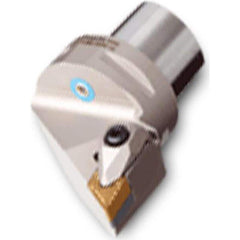 Modular Turning & Profiling Cutting Unit Head: Size C6, 65 mm Head Length, External, Right Hand 45 mm Center to Cutting Edge, Uses DN.. Inserts, Through Coolant