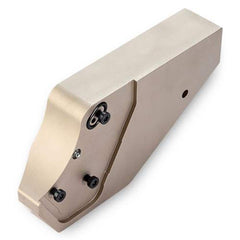 Indexable Cut-Off Blade Tool Blocks; Tool Block Style: THTB; Compatible Blade Height: 0.7500 in; Compatible Blade Width: 0.1930 in; Shank Height: 0.7500 in; Shank Width: 0.6890 in; Overall Width: 1; Overall Length (mm): 5.00; Overall Length (Decimal Inch)