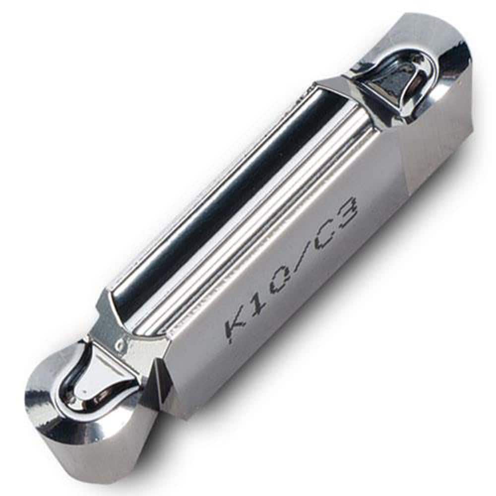 Grooving Insert: TSAA K10, Solid Carbide Uncoated, Neutral, 0.188″ Cutting Width, Series TSA