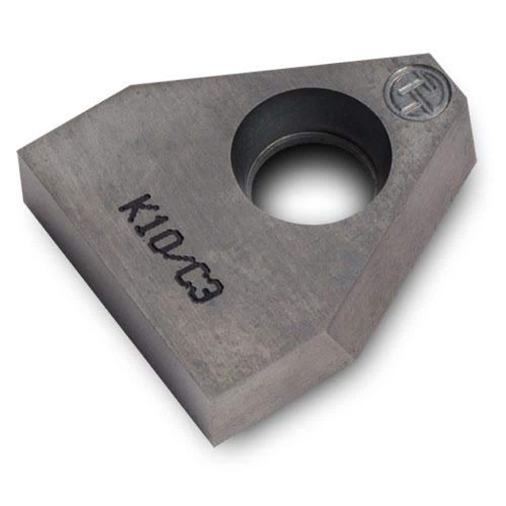 Grooving Insert: TGUX K10, Solid Carbide Uncoated, Neutral, 0.402″ Cutting Width, Series TGUX