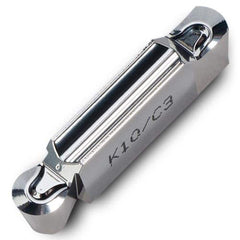 Grooving Insert: TSAA K10, Solid Carbide Uncoated, Neutral, 0.25″ Cutting Width, Series TSA