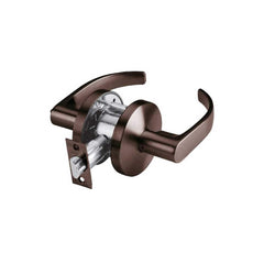 Lever Locksets; Type: Patio ; Key Type: Keyed Different; Strike Type: ANSI 4-7/8; Finish/Coating: Oil Rubbed Bronze; Material: Steel; Material: Steel; Door Thickness: 1-3/8 ™1-3/4; Backset: 2.75; Lockset Grade: Grade 2; Cylinder Type: None; Minimum Order