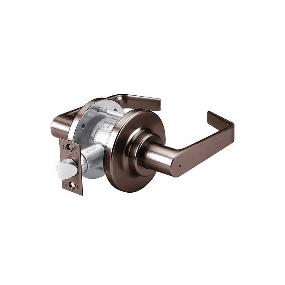 Lever Locksets; Type: Privacy; Key Type: Keyless; Strike Type: ANSI 4-7/8; Finish/Coating: Oil Rubbed Bronze; Material: Steel; Material: Steel; Door Thickness: 1-3/8 ™1-3/4; Backset: 2.75; Lockset Grade: Grade 2; Cylinder Type: None; Minimum Order Quantit